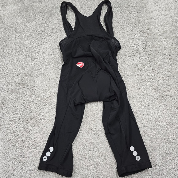 Castelli Mens Cycling Bib Shorts Black‎ Size XXL Padded Road Racewear - Picture 7 of 13